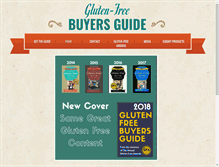 Tablet Screenshot of glutenfreebuyersguide.com